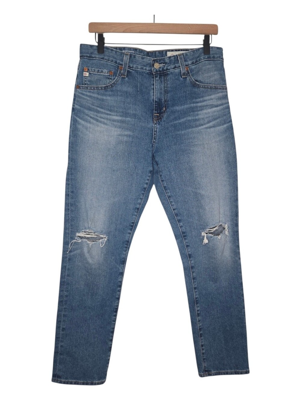 AG Adriano Goldschmied Womens Ex-Boyfriend Slouchy Slim AG-ed Denim Jeans 28